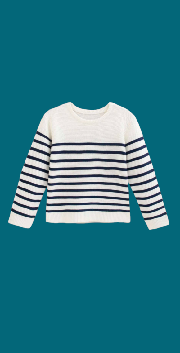Maglioncino a righe unisex