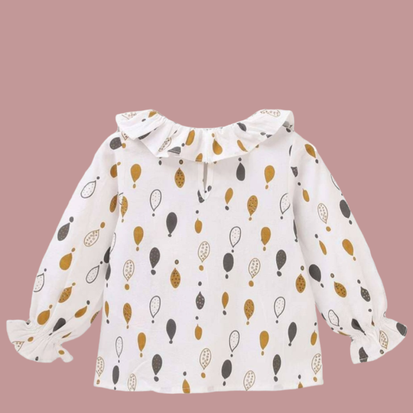 Blusa maniche lunghe