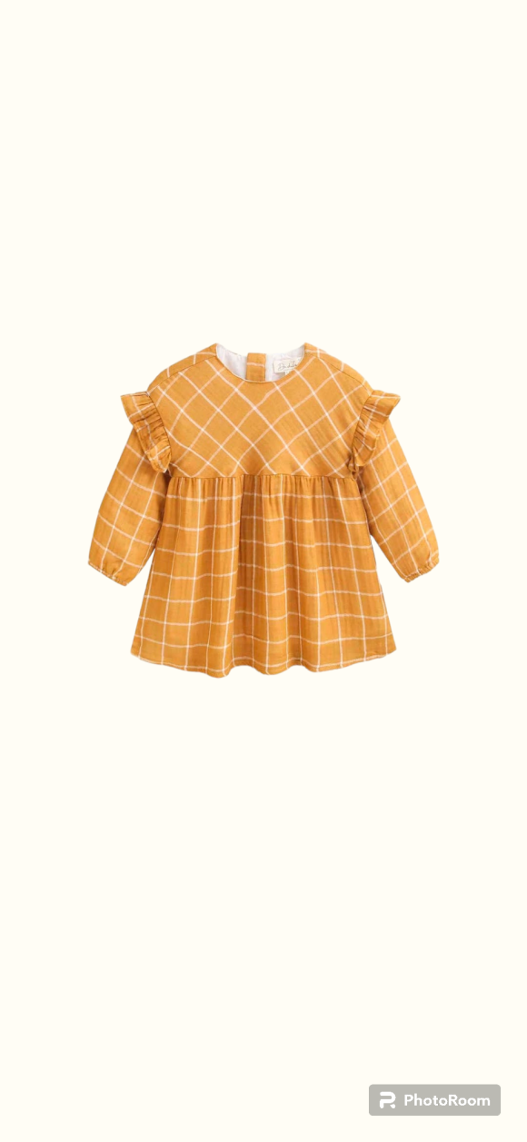 Vestito a maniche lunghe da bambina