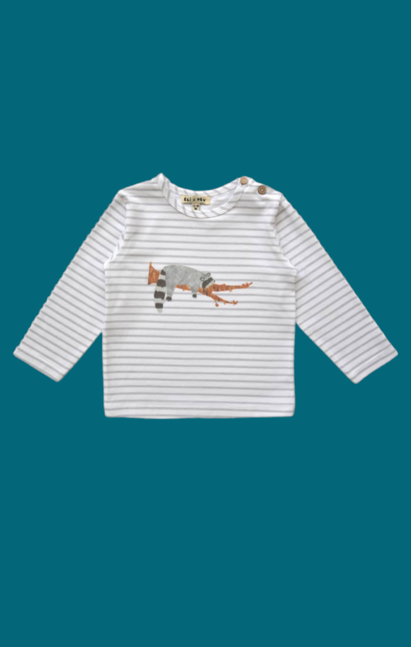T-shirt a maniche corte a righe