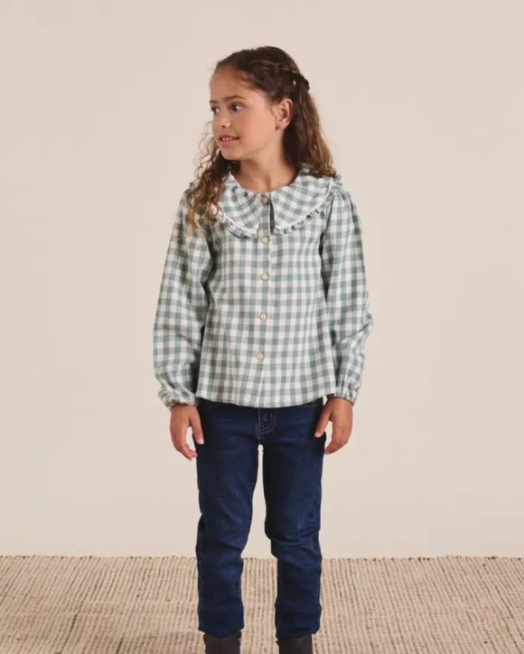 Blusa a quadretti
