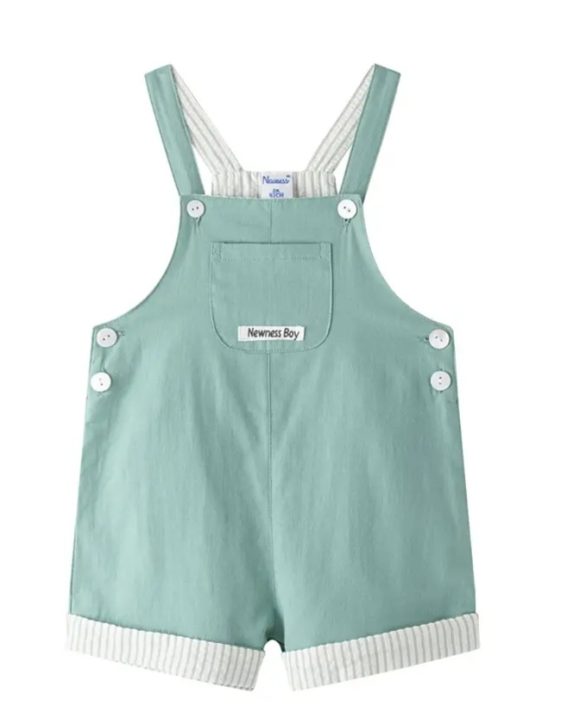 Salopette verde acqua