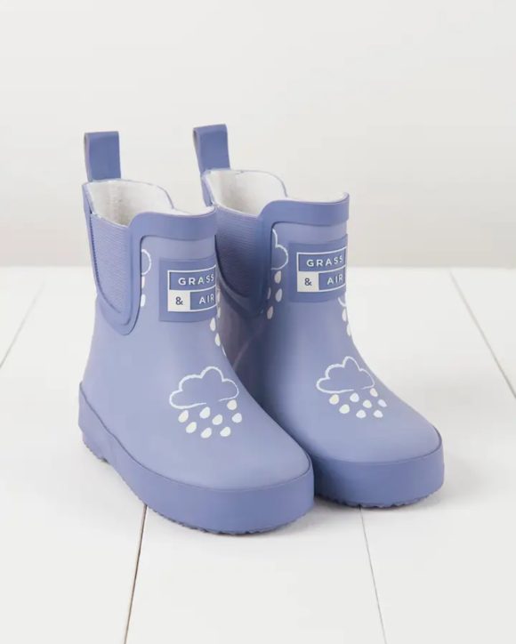 Stivaletti di gomma viola