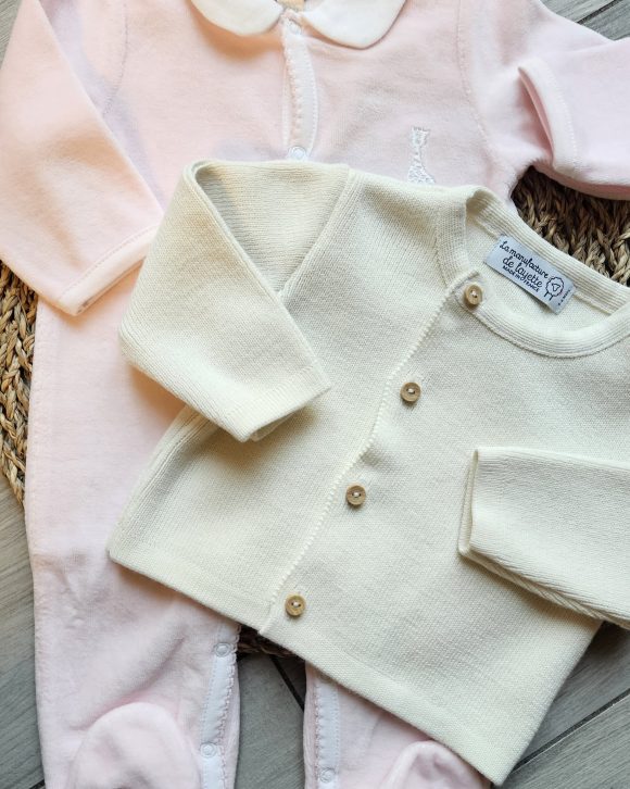 Cardigan ecru