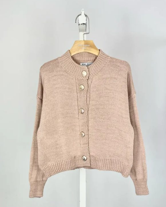 Cardigan rosa