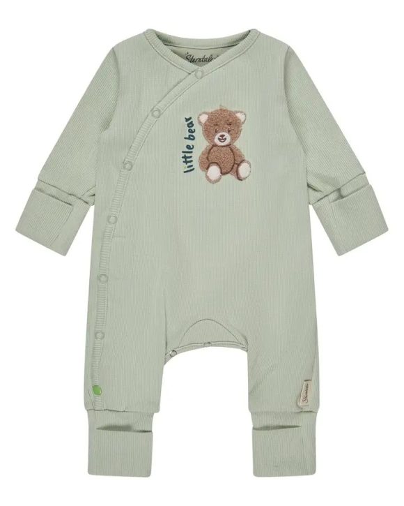 Tutina verde con orsetto