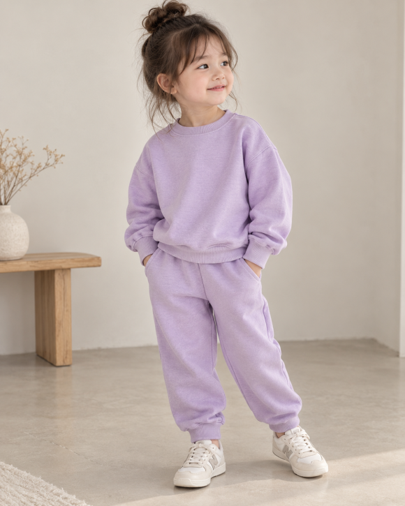 Set tuta school lilla